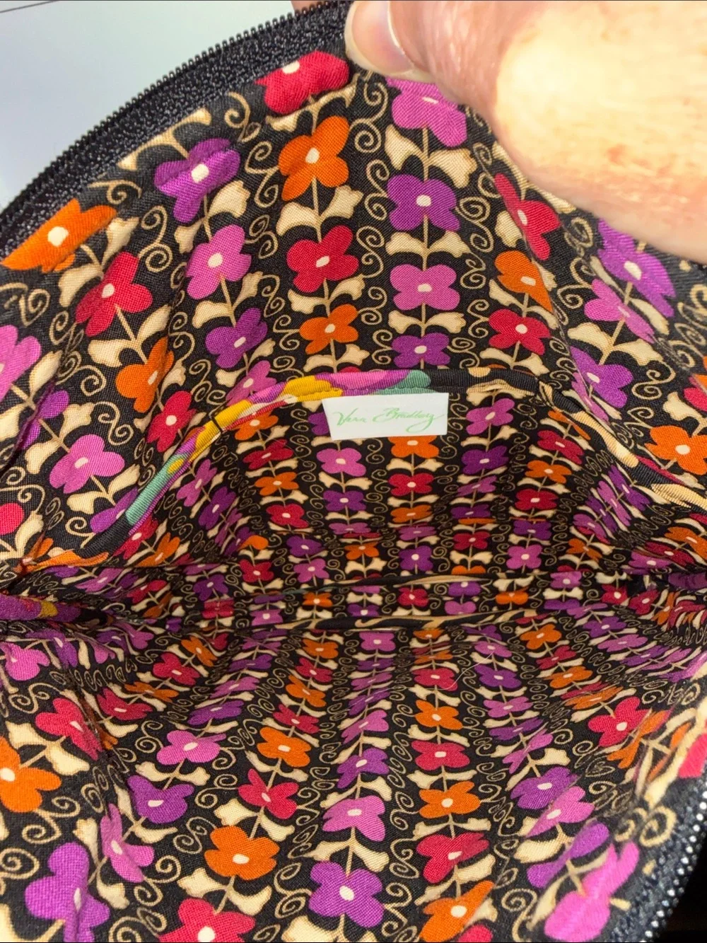 Vera Bradley Hipster Crossbody in Suzani EUC
